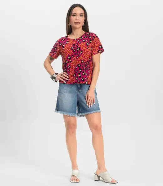 Blusa Feminina Infinita Cor Rosa