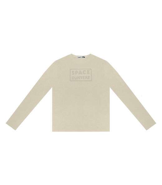 Camiseta Juvenil Masculina Manga Longa Minty Bege