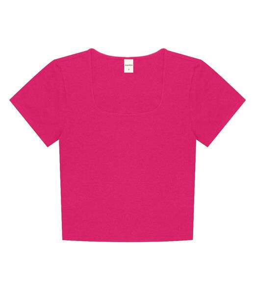 Blusa Cropped Feminina Rovitex Rosa