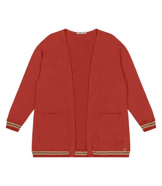 Cardigam Plus Size Feminino Secret Glam Vermelho