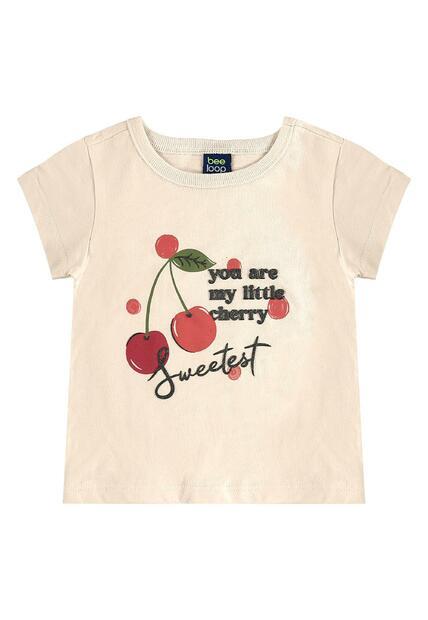 Conjunto Cerejinhas Blusa e Short Bee Loop