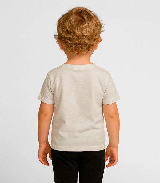Camiseta Infantil Menino Trick Nick Bege