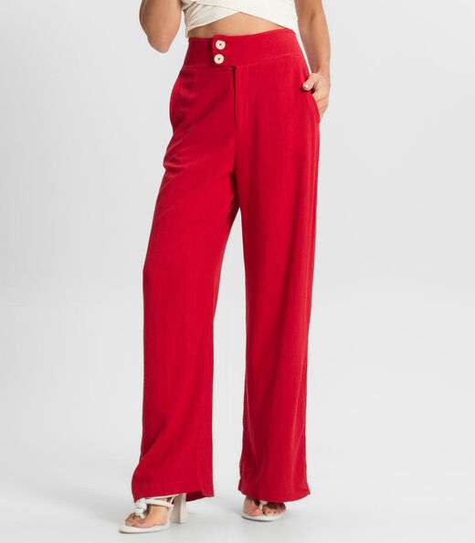 Calça Feminina Linho Strong Endless Vermelho