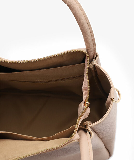 Bolsa De Mão Tote Feminina Marisa Bege