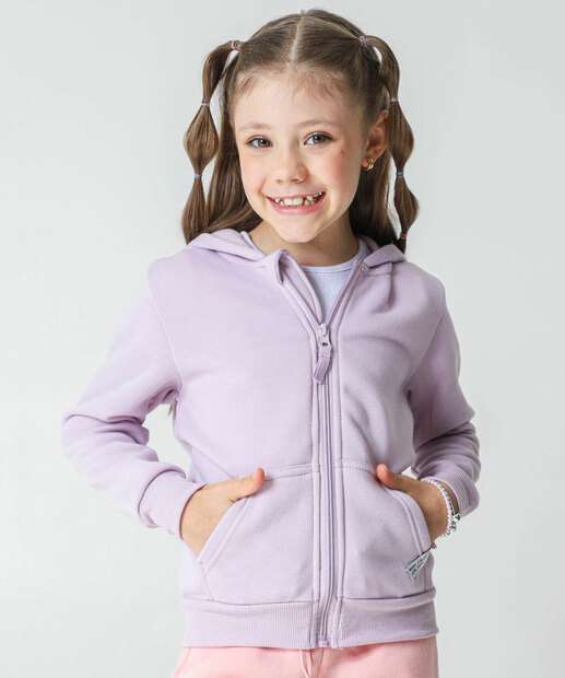 Blusa Infantil Manga Curta Canelada Tam 4 a 10