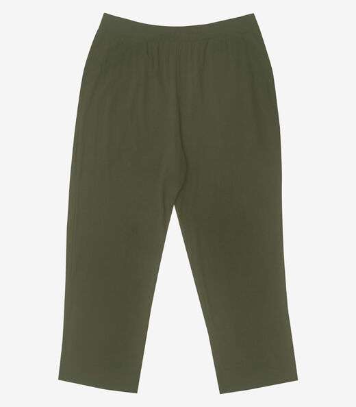 Calça Feminina Plus Size Em Molecotton Secret Glam Verde