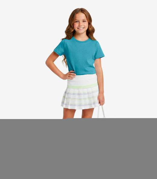 Image_Blusa Básica Infantil Manga Curta Lisa Soletex Verde