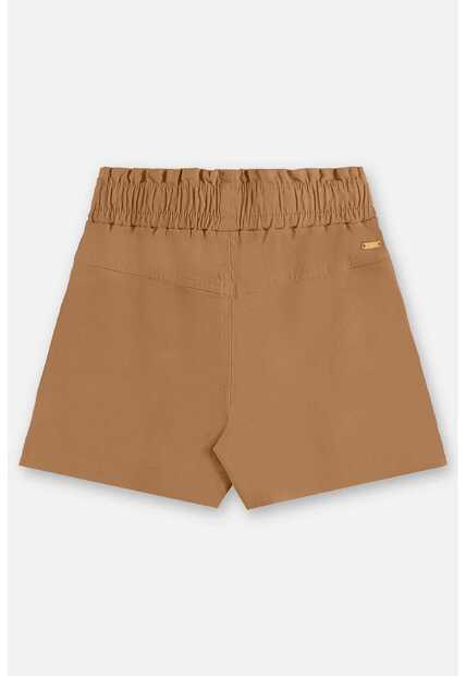 Short em Sarja Infantil com Cinto Up Baby