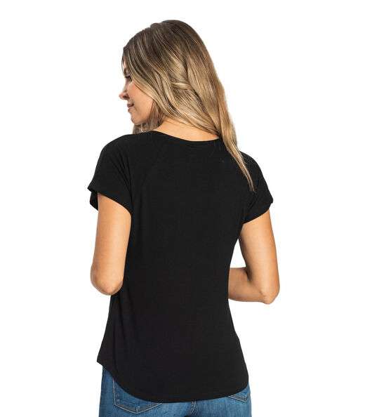 Blusa Feminina Viscotorcion Rovitex Preto