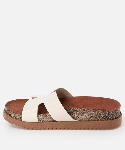 Rasteirinha Feminina Birken Moleca Off White
