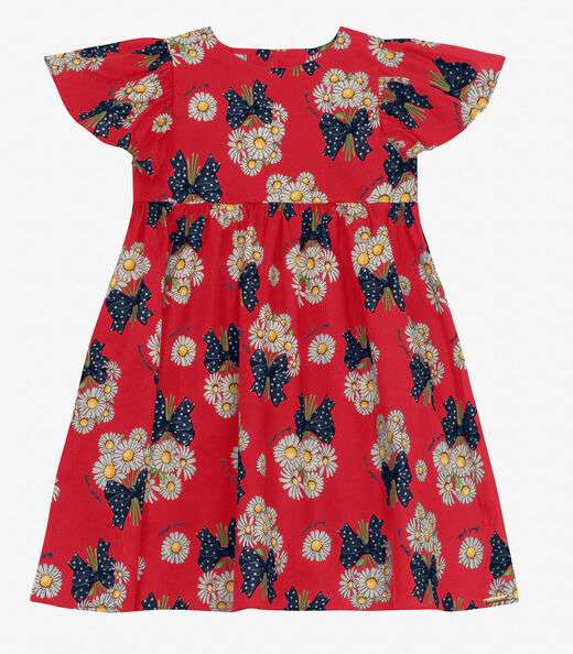 Image_Vestido em Popeline Estampado Trick Nick Vermelho