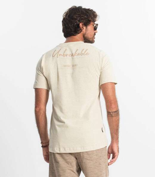Camiseta Masculina Diametro Bege