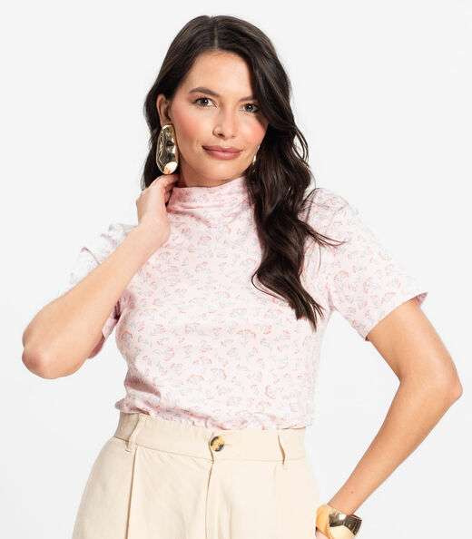 Blusa Feminina Infinita Cor Rosa