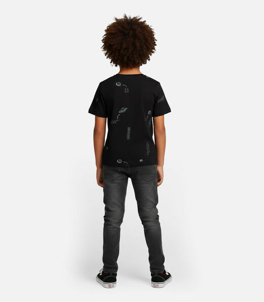 Camiseta Infantil Menino Animais Infinita Cor Preto