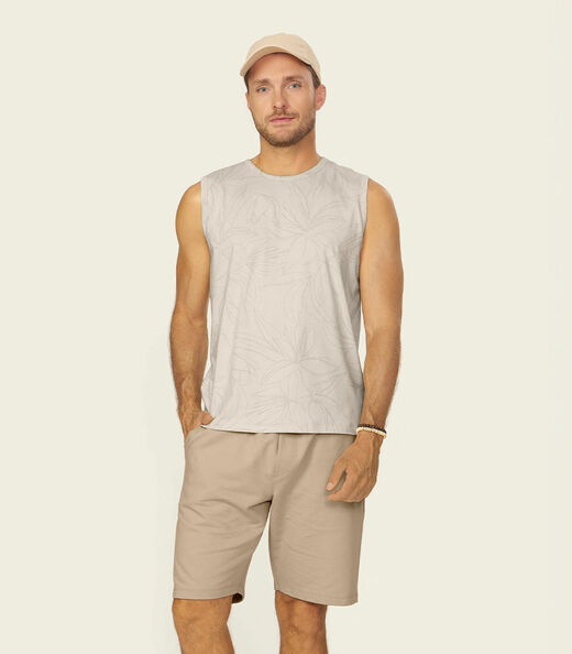 Image_Bermuda Masculina Moletom Sarjado Diametro Marrom