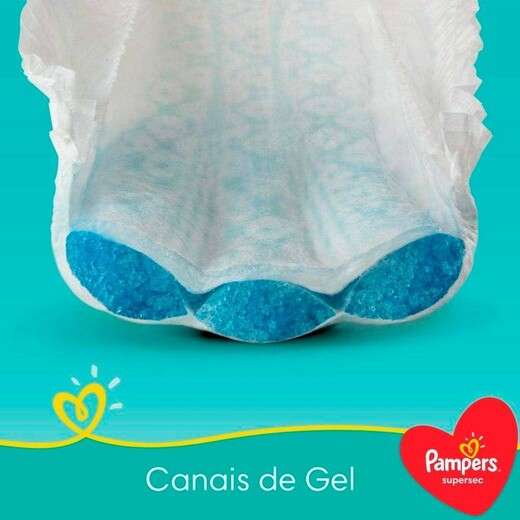 Fralda Descartável Pampers Supersec Pacotão M 30 Unidades