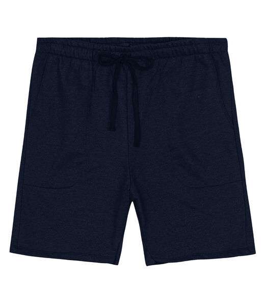 Bermuda Masculina Plus Size Moletom Diametro Azul