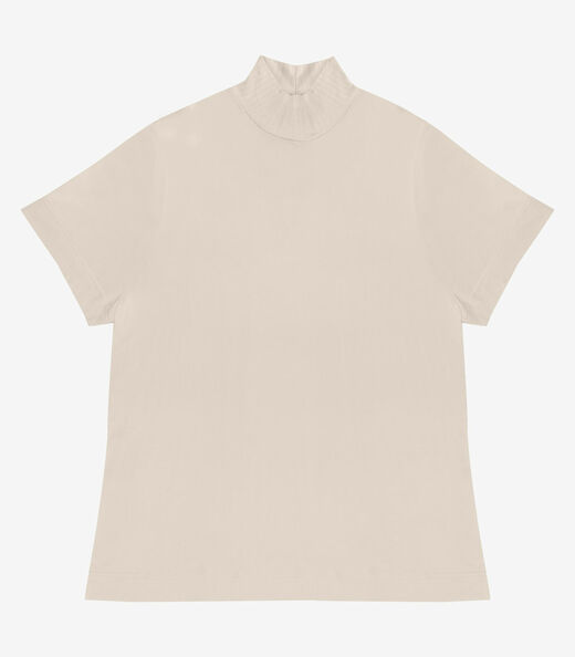 Image_Blusa Gola Alta Feminina Plus Size Secret Glam Bege