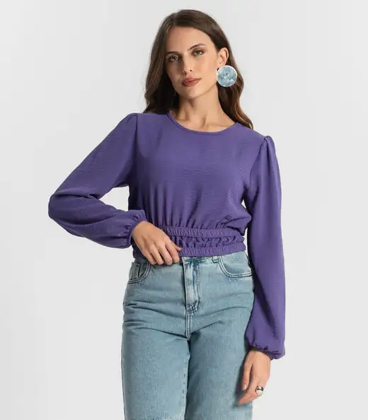 Image_Blusa Feminina Manga Longa Endless Roxo