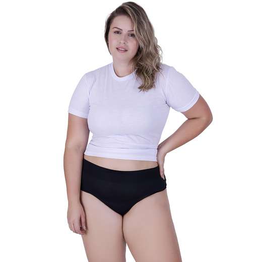 Kit 5 Calcinhas Super Conforto Microfibra Multicolorido