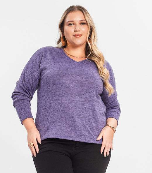 Image_Blusa Feminina Plus Infinita Cor Roxo