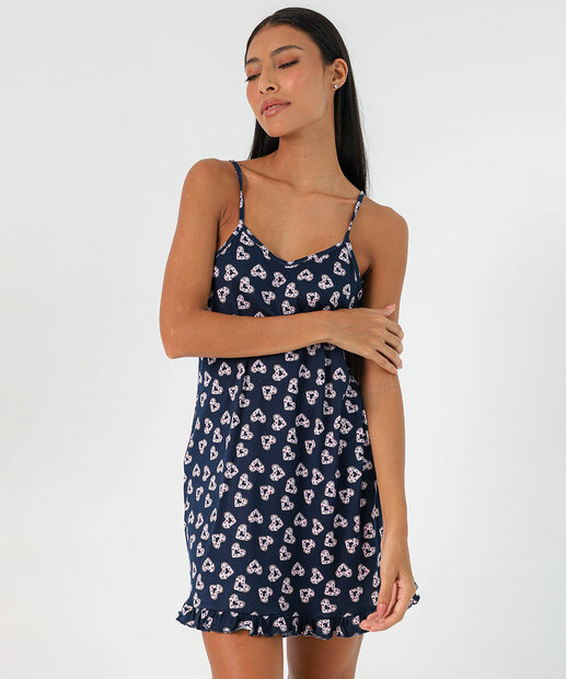 Image_Camisola Estampa Coração Babado Marisa Azul