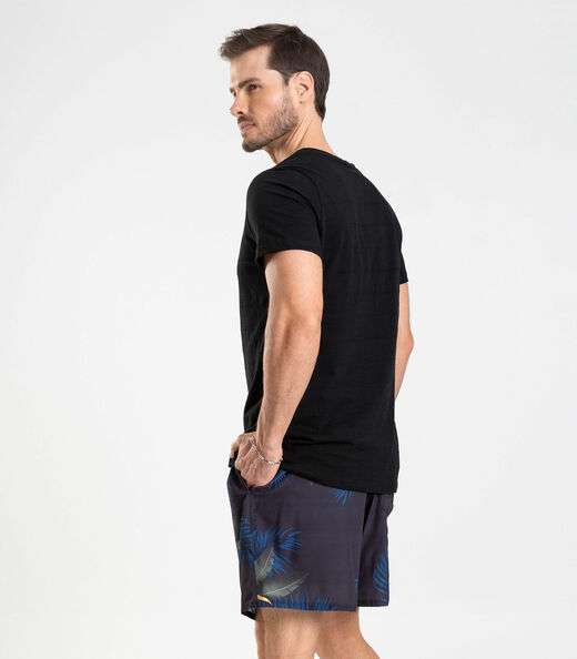 Bermuda Masculina De Microfibra Long Bong Azul