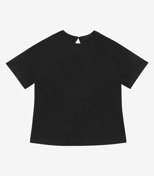 Blusa Feminina Viscose Plus Size Secret Glam Preto