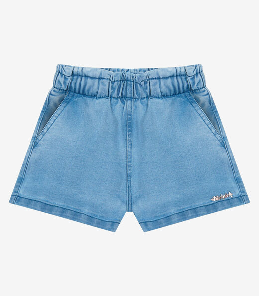 Conjunto Infantil Blusa Com Shorts Trick Nick Rosa