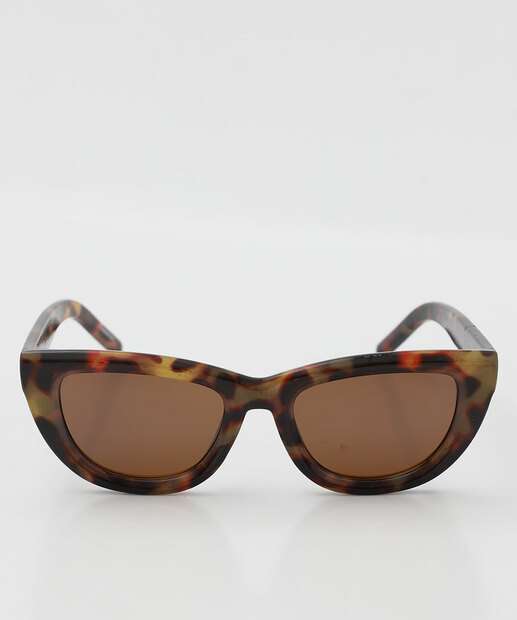 Óculos de Sol Feminino Gateado Marisa Preto