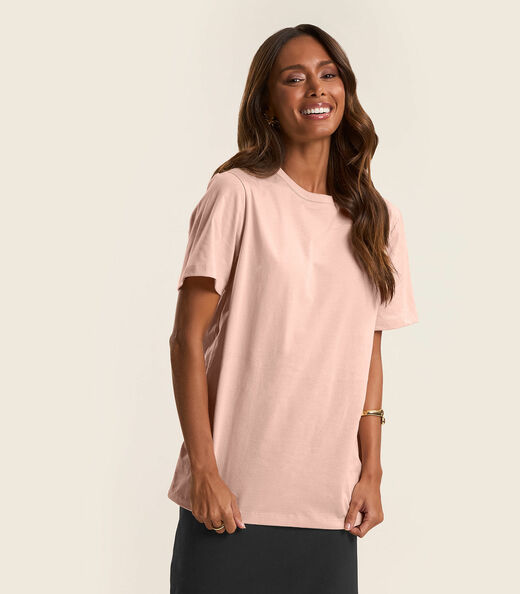 Image_Camiseta Básica Unissex Rovitex Rosa