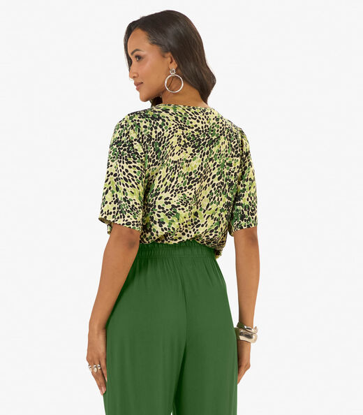 Blusa Feminina Tecido Viscose Khyara Rovitex Verde