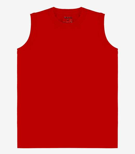 Regata Básica Infantil Masculina Rovitex Kids Vermelho