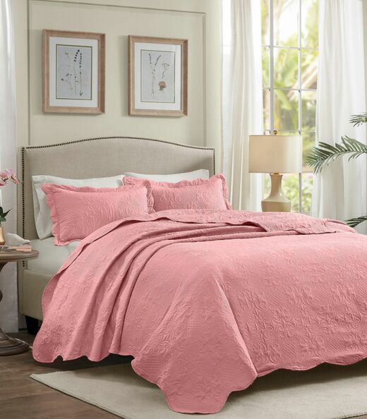 Image_Jogo De Colcha Milao Queen Corttex Rosa