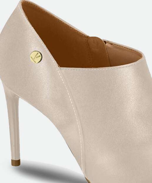 Bota Feminina Ankle Boot Salto Fino Bico Fino Vizzano