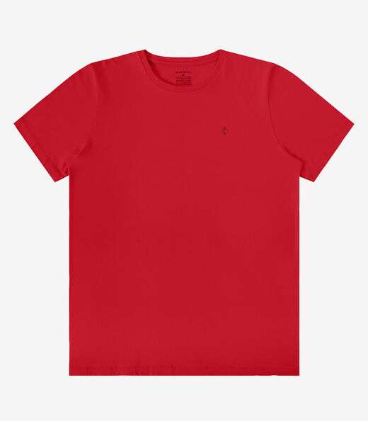 Camiseta Masculina Básica Diametro Vermelho