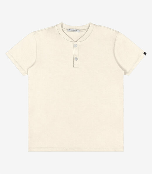 Polo Infantil Trick Nick Bege