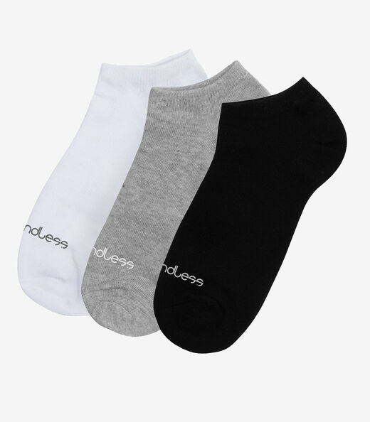Kit 12 Pares De Meias Soquete Adulto Endless Sortido