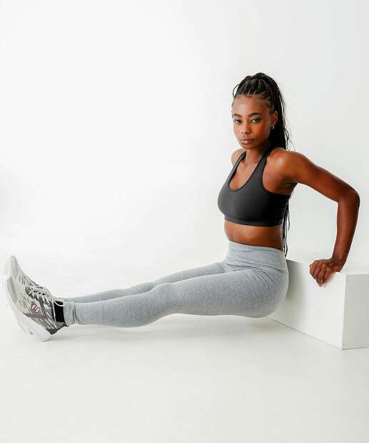 Calça Feminina Legging Fitness Mescla Marisa 