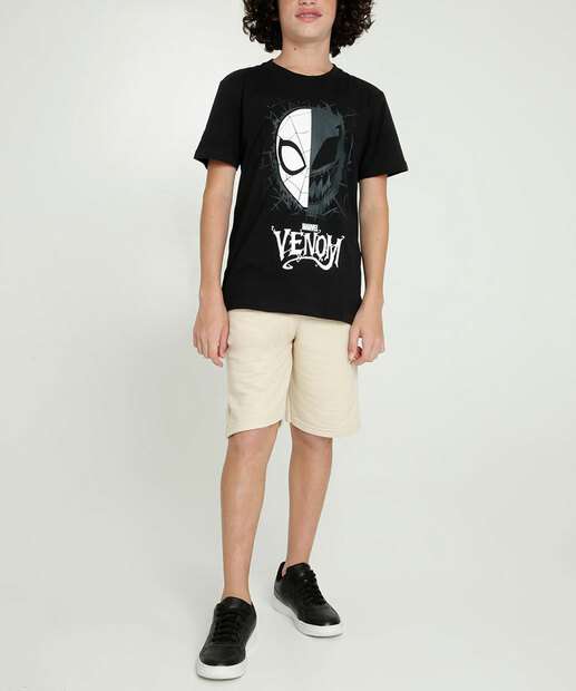 Camiseta Juvenil Venon Homem Aranha Marvel Tam 10 a 16