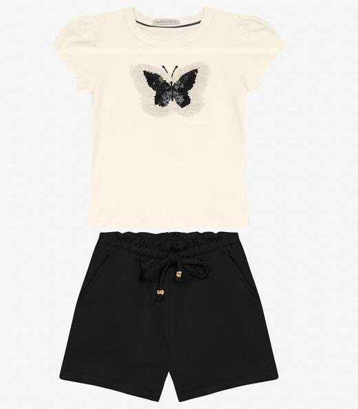 Image_Conjunto Blusa com Shorts Menina Trick Nick Preto