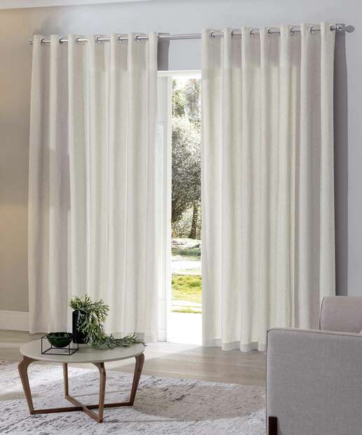 Cortina Rústica Tunis Bella Janela