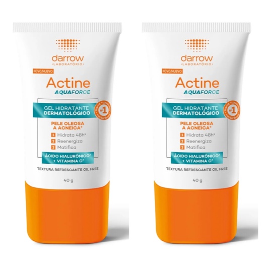 Image_Kit com 2 Unidades de Gel Hidratante Facial Darrow Actine Aquaforce 40g