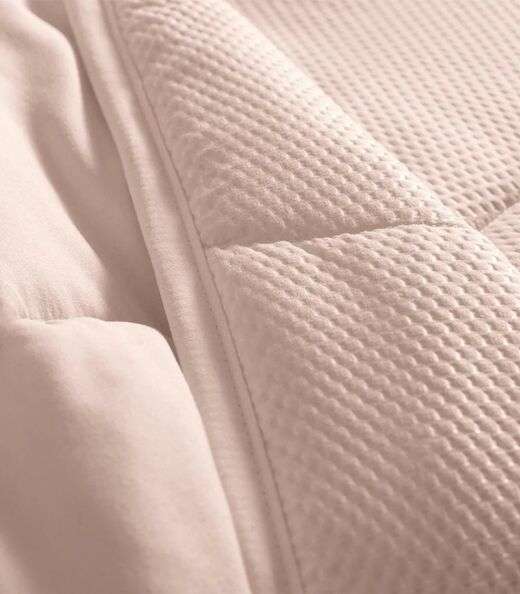 Edredom Verano Casal Toque Acetinado Altenburg Rosa