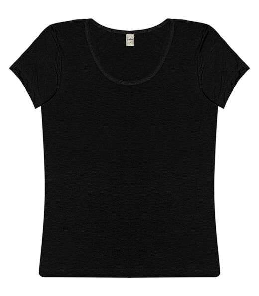 Blusa Feminina Viscotorcion Básica Rovitex Preto