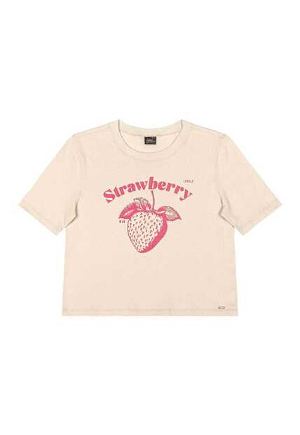 Blusa de Morango Juvenil Gloss