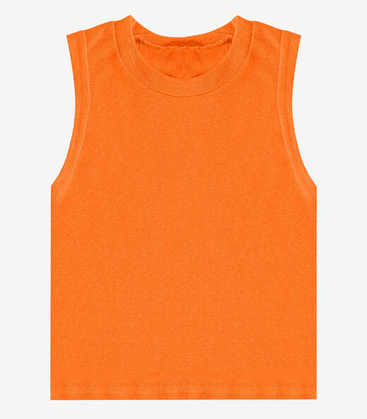 Regata Básica Infantil Lisa Soletex Laranja