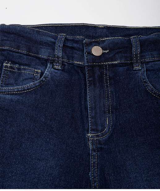 Bermuda Juvenil Jeans Bolsos Tam 10 a 16