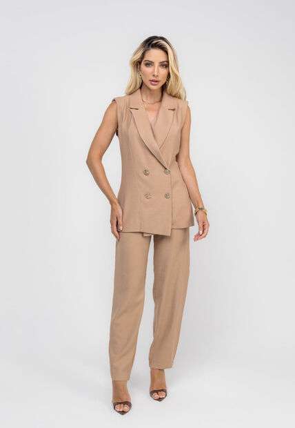 Image_Conjunto Alfaiataria Wide Leg e Colete Bege Salvatore