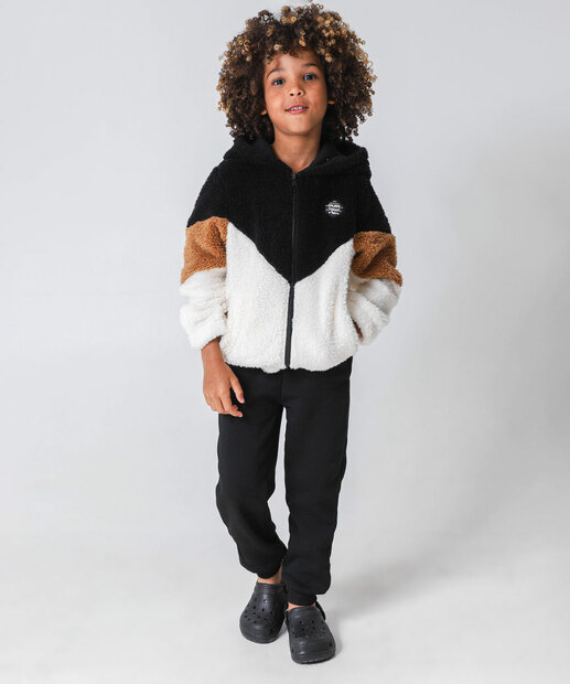 Jaqueta Infantil Masculina Peluciada Marisa Tam 4 a 10